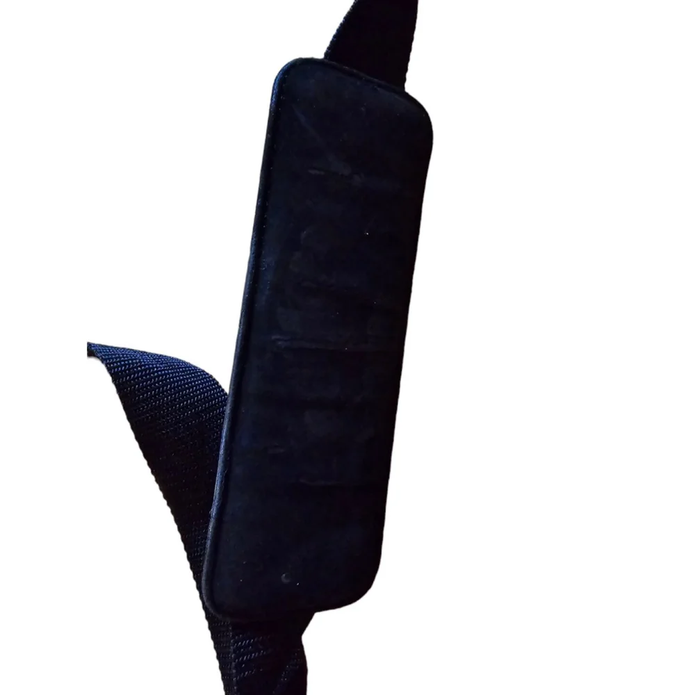 Vintage Kenneth Cole Reaction Black Faux Leather Crocodile Pattern Briefcase Bag - Picture 15 of 16